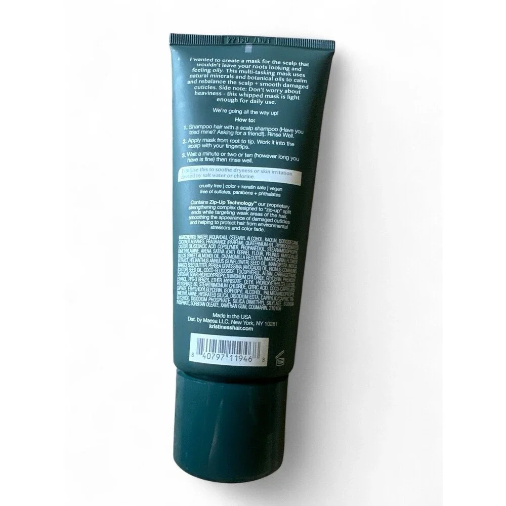 NEW Kristin Ess Weightless Hydration Daily Scalp + Hair Mask FULL 6.7 FL OZ Tube